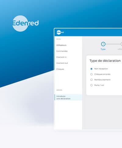 mockup of edenred website