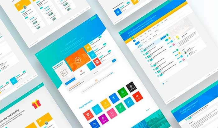hackages web deign mockup